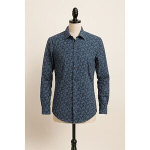 The Kooples Sport Fitted Leaf Print Shirt – Size S